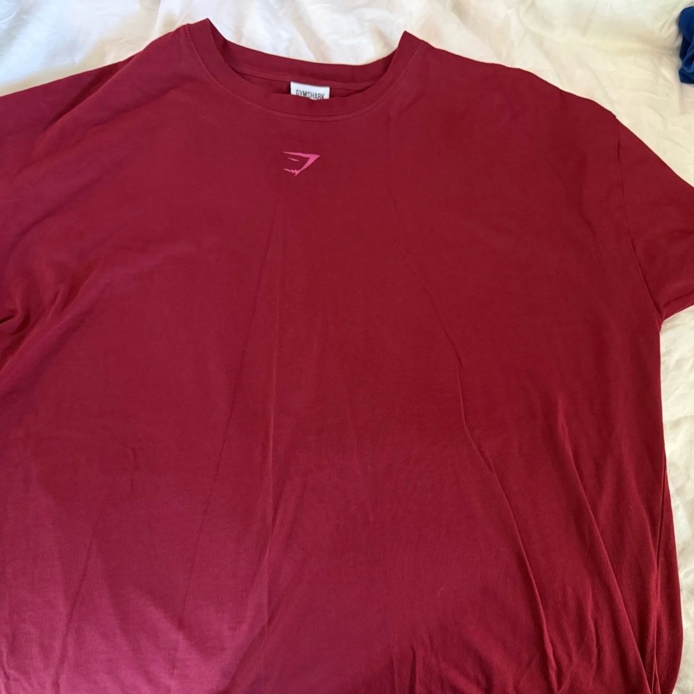 Gymshark Men's Red T-Shirt